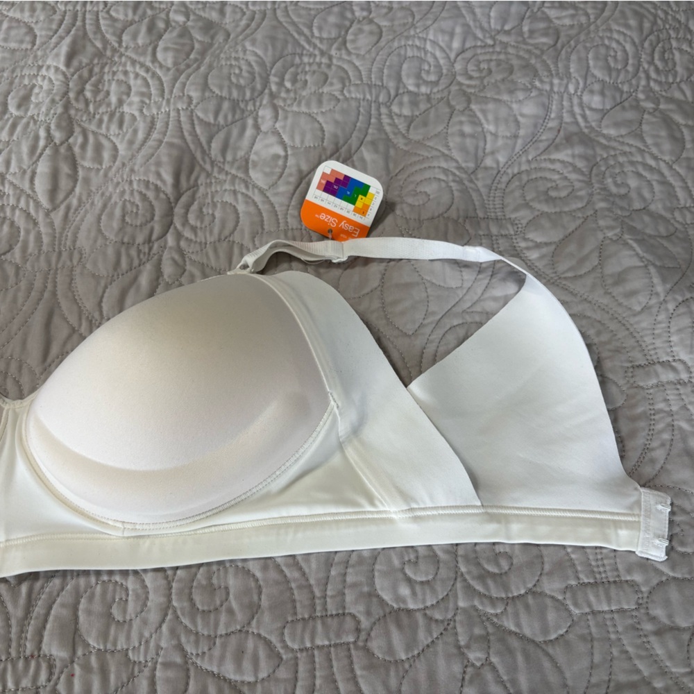Warner's White No Side Effects Bra Size Medium - Picture 2 of 6